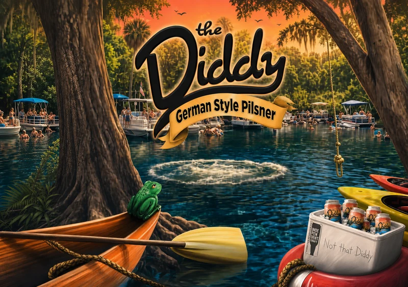 The Diddy label artwork, German Pilsner