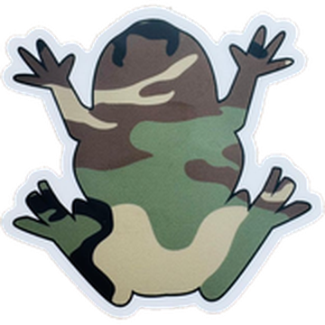Bullfrog Salutes camo frog