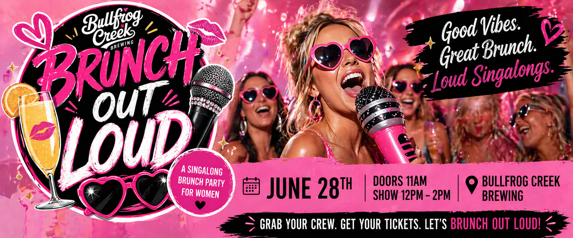 Brunch Out Loud — June 28th at Bullfrog Creek Brewing